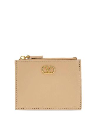 Valentino Garavani Coin Purse/Card Case Rose Sand