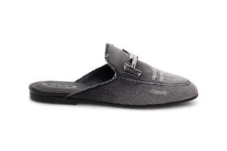 Tod's Tods Denim Logo Mules