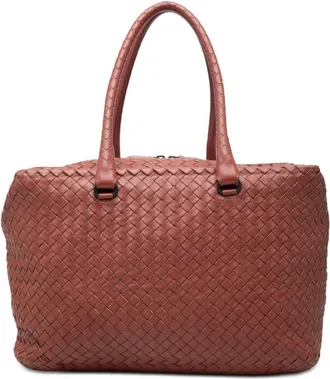 Bottega Veneta Pre-owned Bottega Veneta Nappa Intrecciato Brick Tote Ladies PZ8N1NUG4MWUS1H6