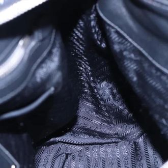 Prada Pre-owned Handbags, female, Black, Size: ONE SIZE Pre-owned Vintage Nylon Handbag