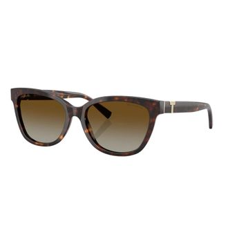 Tiffany & Co. Cat Eye Zonnebril - unisex - Zonnebrillen - Bruin - 55 MM - Accessoires