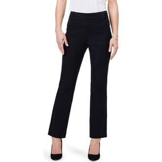 Nic+Zoe Plaza Demi Stretch Bootcut Pants in Black Onyx at Nordstrom Rack, Size 6