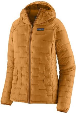 Patagonia Micro Puff Hoody Kunstfaserjacke f&uuml;r Damen | braun/orange