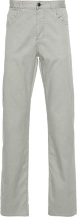 Canali relaxed-fit chinos - men - Lyocell/Cotton/Elastane/Cotton - 60 - Green
