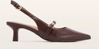 FRANKiE4 Womens Coco Sling Back Heel In Chesnut