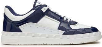 Valentino Garavani Freedots leather sneakers - men - Patent Leather/Rubber/Fabric/Calf Leather - 45 - White