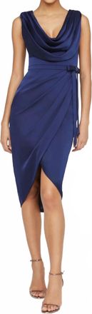 Theia Stephanie Dress In Nautical Navy