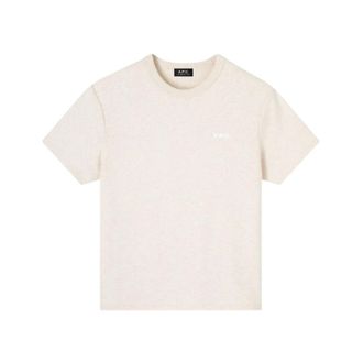 A.P.C. T-Shirts, male, Beige, Size: XS Lincontournable T-Shirt