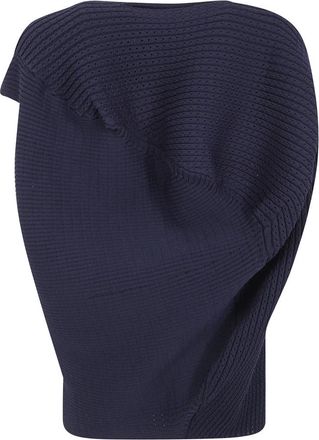 Issey Miyake Sleeveless Tops - Dames - Tops zonder mouwen - Blauw - M - Tops