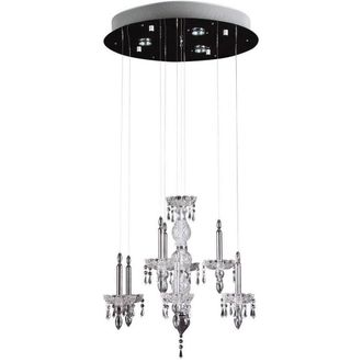 Netlighting Ghostly Cluster Pendant Ceiling Light Chrome in Grey