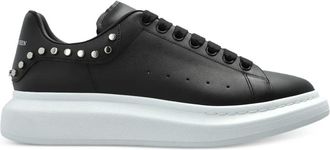 Alexander McQueen Sneakers oversize in pelle - Nero