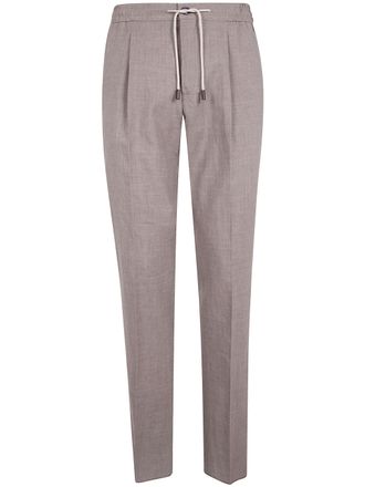 Incotex Elastic Coulisse Waist Chino Trousers