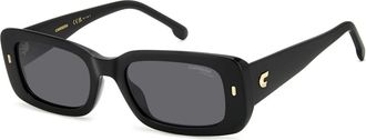 Carrera Zwart/Grijs Zonnebril - Dames - Zonnebrillen - Zwart - 53 MM - Accessoires