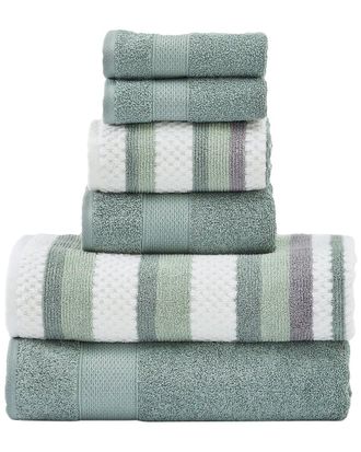 Modern Threads 6pc Yarn Dyed Jacquard Towel Set