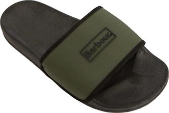 Barbour Mens Creswell Sliders (Uniform Green, UK Footwear Size System, Adult, Men, Numeric, Medium, 8)
