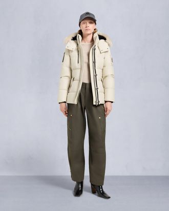 Moose Knuckles Womens Original Shearling Trim 3q Jacket