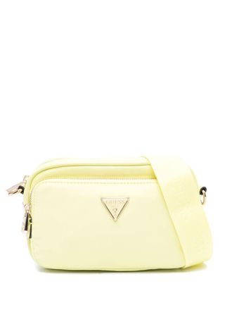 Guess Co Gemma logo-plaque crossbody bag - Yellow