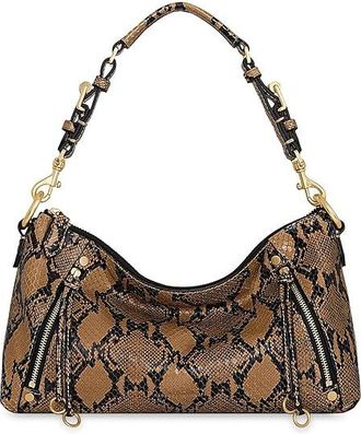Rebecca Minkoff Rivington Sm Shoulder Womens Handbags Oro Snake, Leather