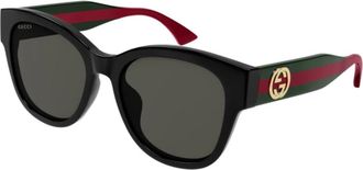 Gucci Gg1866Sk Zonnebril - unisex - Accessoires - Zwart - Maat: 56 MM