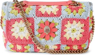 Kurt Geiger Womens Crochet Md Kensington Bag - Pink - One Size