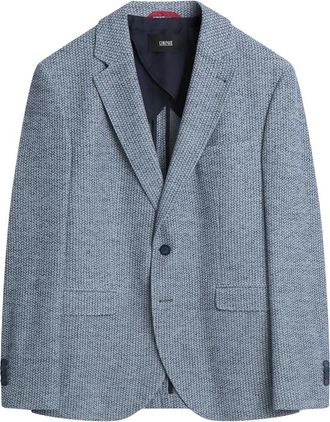 Cinque Gestructureerd Blauw Jasje Moderne Italiaanse Stijl - Heren - Blazers - Blauw - M - Katoen - Jassen