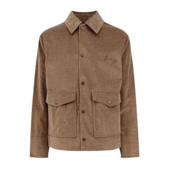 Burberry Light Jackets, male, Brown, Size: M Stylish Jackets with Tech Features