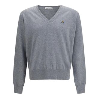 Vivienne Westwood Mark Sweater - - Knitwear - Uomo - Grigio - M