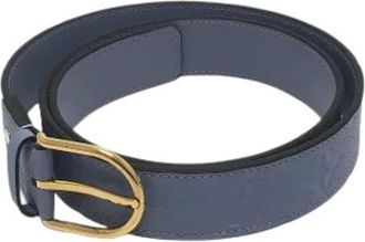 Louis Vuitton Pre-owned M9580W Standard belt - female - Louis Vuitton Vintage - Vintage Belts - Blue - ONE SIZE - Pre-owned