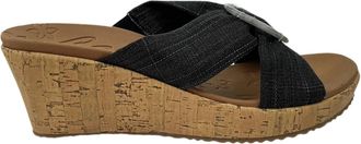 Skechers Womens Beverlee-Sail Twist Sandal In Black