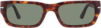 Persol Adrien Green Rectangular Unisex Sunglasses PO3347S 24/31 55