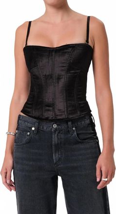 Citizens Of Humanity Dary Corset Top In Black