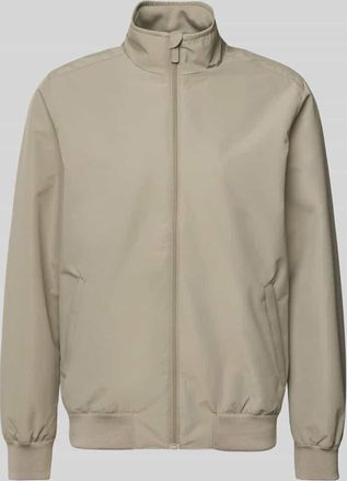 Mazine Blouson mit Stehkragen in Hellgrau, Gr&ouml;&szlig;e S