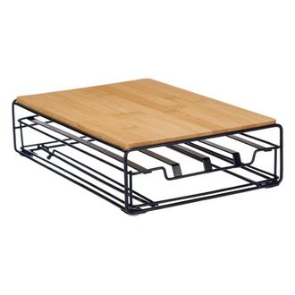 OEM Kinvara Organizador De C&aacute;psulas Met&aacute;lico Y Beige 32 Caps