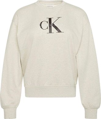 Calvin Klein Dames/Dames Katoenen Regular Sweatshirt (Vanille Heide)