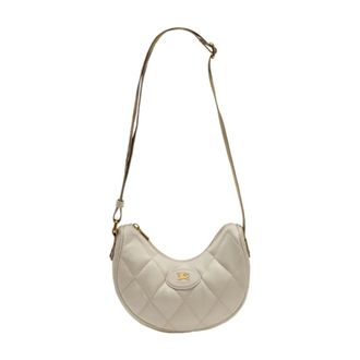 Burberry Cross Body Bags, female, White, Size: ONE SIZE Horseshoe Crossbody Bag