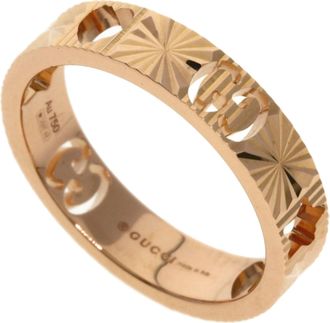 Gucci Pink Gold (18K) Band Ring (Pre-Owned)