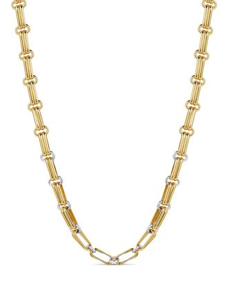 Luv AJ Dalia schakelhalsketting - Goud