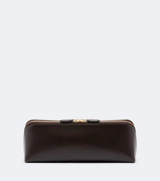 Alaia Ala&iuml;a Clutch Delta Small de piel