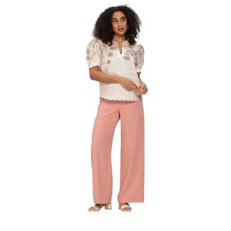 Twinset Blouse 261Tt2573 - Dames - Blouses & Shirts - Beige - Maat: XS Linnen