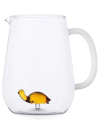 Ichendorf Turtle glass jug - unisex - glass - OS - Neutrals