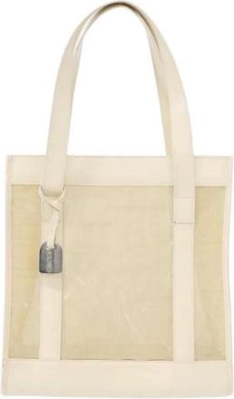 Gucci Pre-owned Plastic Tote Bag - Dames - Vintage Shopper - Beige - ONE Size - Vintage