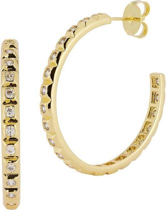 Glaze Jewelry Gold Plated Cz Earrings