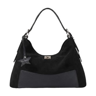 Pierre Cardin Schoudertas - Dames - Tassen - Zwart - Maat: ONE Size Leer
