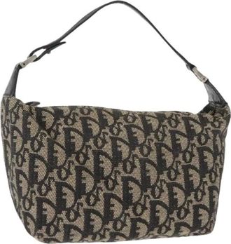 Dior Pre-owned Shoulder Bags, female, Multicolor, Size: ONE SIZE Pre-owned Canvas Hand Bag