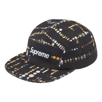 SUPREME x Mike Kelley SS26 Camp Cap Black SUP-SS26-1028-BLK