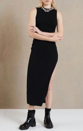 Bec&bridge Anouk Knit Midi Dress In Black