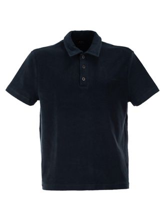 A.P.C. Julian Organic Cotton Terry Polo Shirt