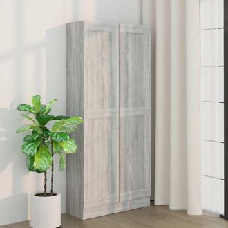 vidaXL Estanter&iacute;a Madera Contrachapada Gris Sonoma 82,5x30,5x185,5 Cm Vidaxl