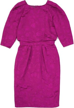 Alberta Ferretti Kleedjes - Dames - Korte kleedjes - Roze - L - Polyester - Kleedjes