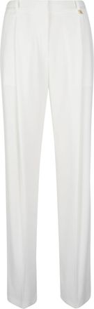 Elisabetta Franchi Essential Straight Leg Pleated Pants